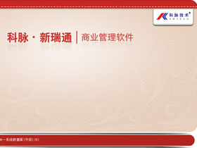新瑞通商业管理系统